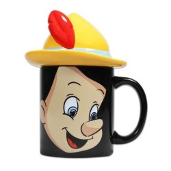 Disney Shaped Mug With Lid : Pinocchio