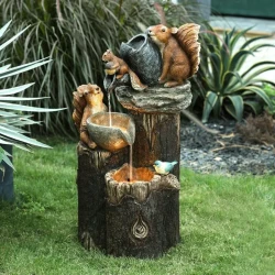 Duck Family Garden Ornament