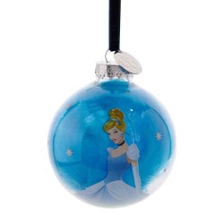 Disney 100 Christmas Glass Bauble Cinderalla