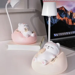 1pcs Art Deco Style Dimmable Animal Themed Table Lamp