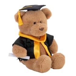 With Heart Graduation Bear With Scroll- Large