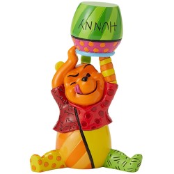 Winnie The Pooh With Pot Figurine - Mini