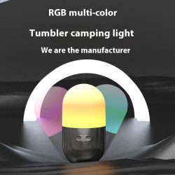 Portable RGB LED Camping Light - Type-C Charging