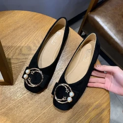 All-match Shallow Mouth Pointed Flat Shoes