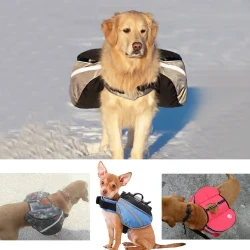 Stylish Dog Coat - Available in Red, Blue, Light Gray, and Camouflage