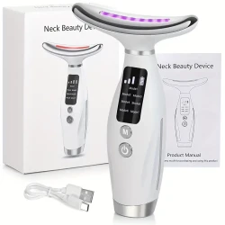 7-Color LED & Heated Facial Massager