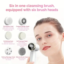 Advanced Cleansing Technology with Spin Scrub Brush