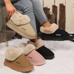 Cozy Plush Soft Slippers Shoes For Women