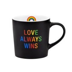 Mug Large: Love Always Wins (Pride)