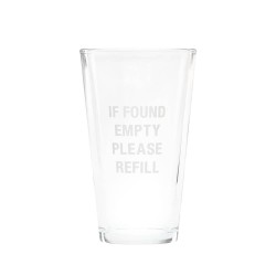 Pint Glass: Please Refill