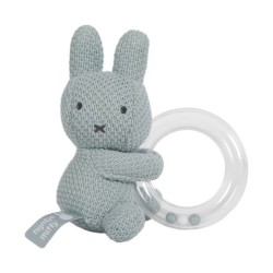 Miffy Green Knit Ring Ratlle