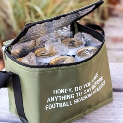 Small Cooler Bag: Football Season (Green)