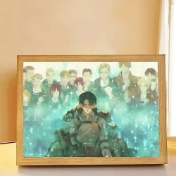 Attack on Titan Night Light Frame