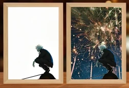 Jujutsu Kaisen Gojo Fireworks Light Frame