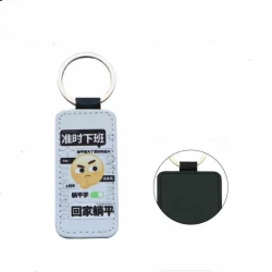 Photo Leather Keychain Customized Small Pendant