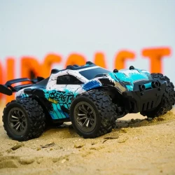 ZLL SG318 PRO 20km/h High-Speed RC Monster Truck - 1:20 Scale, Rechargeable Lithium Battery, USB Charging, Weather-Resistant, Blue