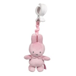 Miffy Pink Rib Clip & Go Jiggler Toy