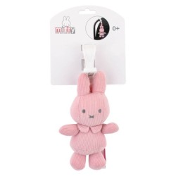 Miffy Pink Rib Clip & Go Jiggler Toy