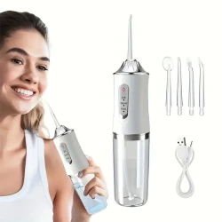 Electric Dental Irrigator With 4 Heads -