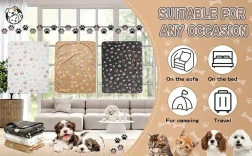 3 Pack Blankets For Dogs,