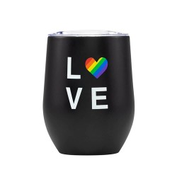 Thermal Wine Tumbler: Love (Pride)