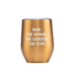 Thermal Wine Tumbler: Mum The Icon