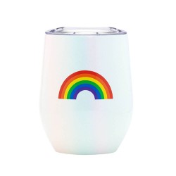 Thermal Wine Tumbler: Rainbow Icon (Pride)