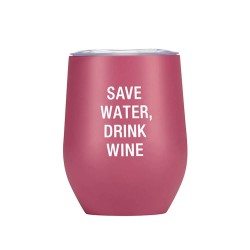 Thermal Wine Tumbler: Save Water Drink Wine