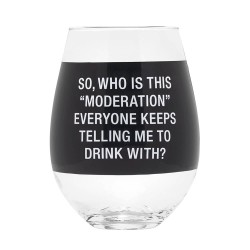 Wine Glass Extra Large: Moderation