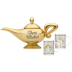 Disney Tea Pot & Glasses Set : Aladdin - Lamp