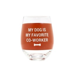 Wine Glass: My Dog Is My Favourite