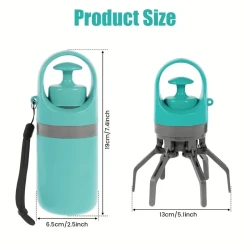 Portable Outdoor Pet Poop Picker Shovel with Poop Dispenser