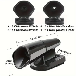 Ultrasonic Deer Warning Whistles - Vehicle Safety Accessory