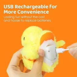 Deluxe Flapping Wing Interactive Electric Cat Toy - Automatic Duck Exercise Companion