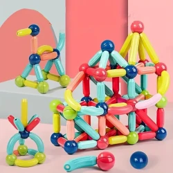 36pcs Magnetic Ball and Stick Set - Colorful & Easy-to-Assemble Gift