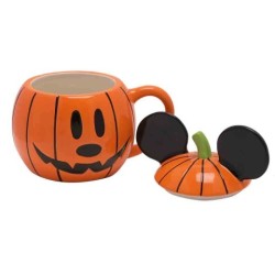 Halloween: Mug With Lid Mickey Pumpkin