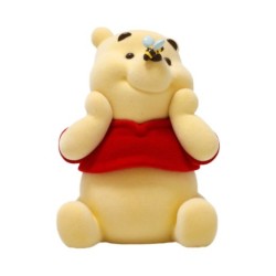 Disney Winnie The Pooh Flocked Figurine