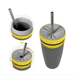 No Cover Twist Cup Travel Portable Cup Double Insulation