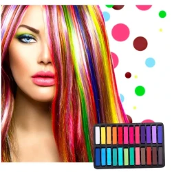 24-color hair coloring chalk hair color pen