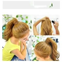 Korean Ponytail Fluffy Hair Tie High Ponytail