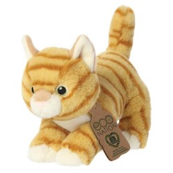 Eco Nation Orange Tabby Cat Soft Toy