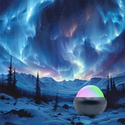 Dreamy Starry Sky Projector - 360° Panoramic View, Multi-Color LED Light with Remote