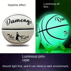 Luminous Basketball - PU Soft Leather, Outdoor Wear-Resistant Non-Slip