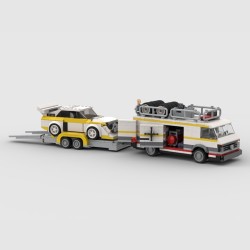 Quattro S1 E2 Transporter - Educational Assembled Toy Car Model
