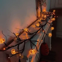 Halloween LED Willow Vine