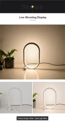 Oval Acrylic Lamp Touch Control