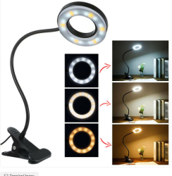 Clip On Desk Lamp LED Flexible Arm