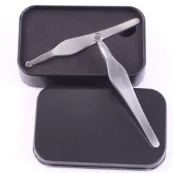 Stainless Steel Round Nose Hair Clip