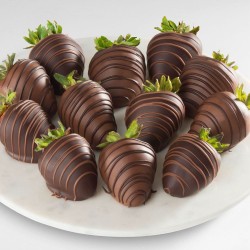 Dark & Milk Chocolate Covered Strawberries Dozen