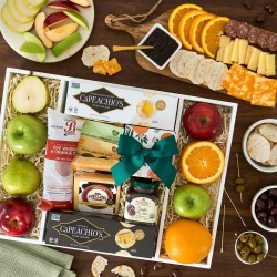 Seasonal Fruit and Charcuterie Gift Crate